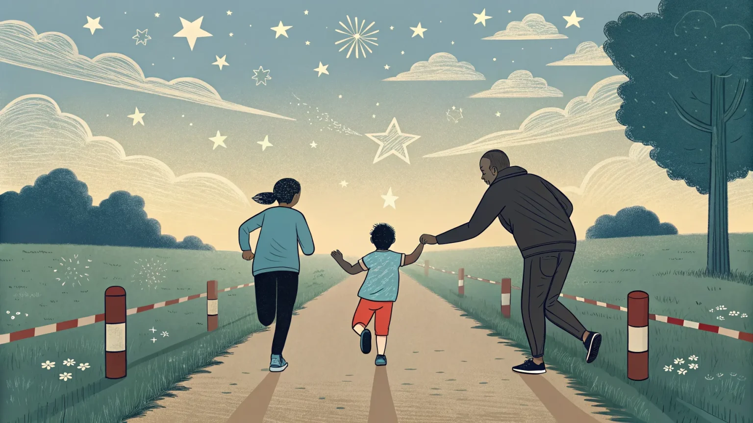 kids chase dreams with guardrails