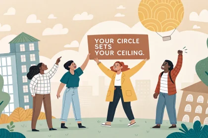 your circle sets your ceiling