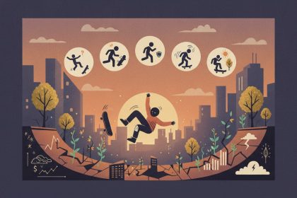 learning to fall builds resilience