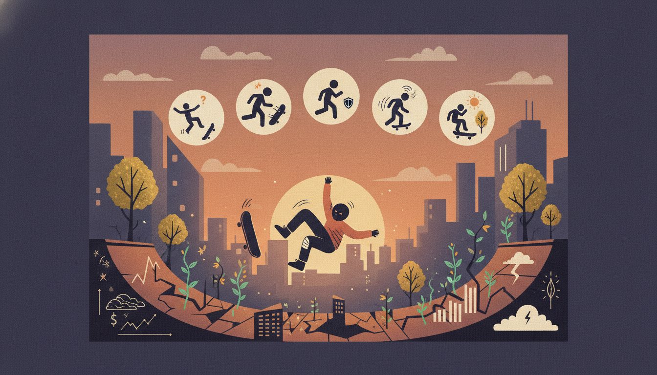 learning to fall builds resilience
